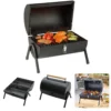 Portable Charcoal Grill | Double-Sided Outdoor Grill for Camping, Christmas, and Celebrations - Thumbnail Image 1