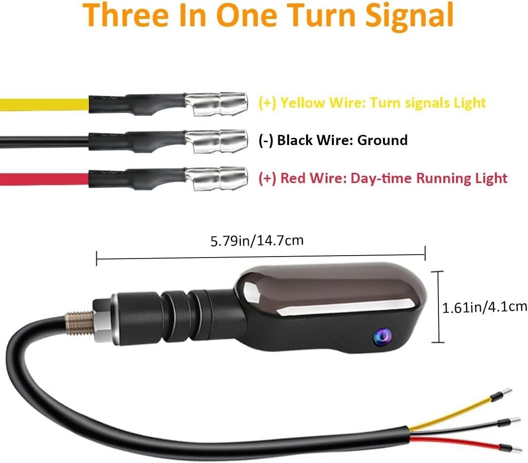LED Turn Signal Lights Projector for Motorcycle - Image 7
