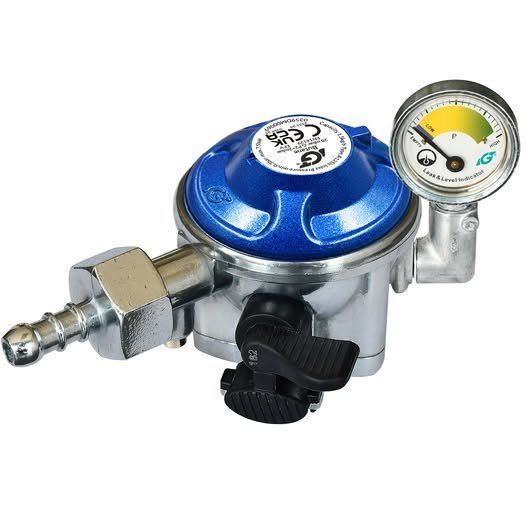 Butane Gas Regulator With Pressure Gauge - Image 1