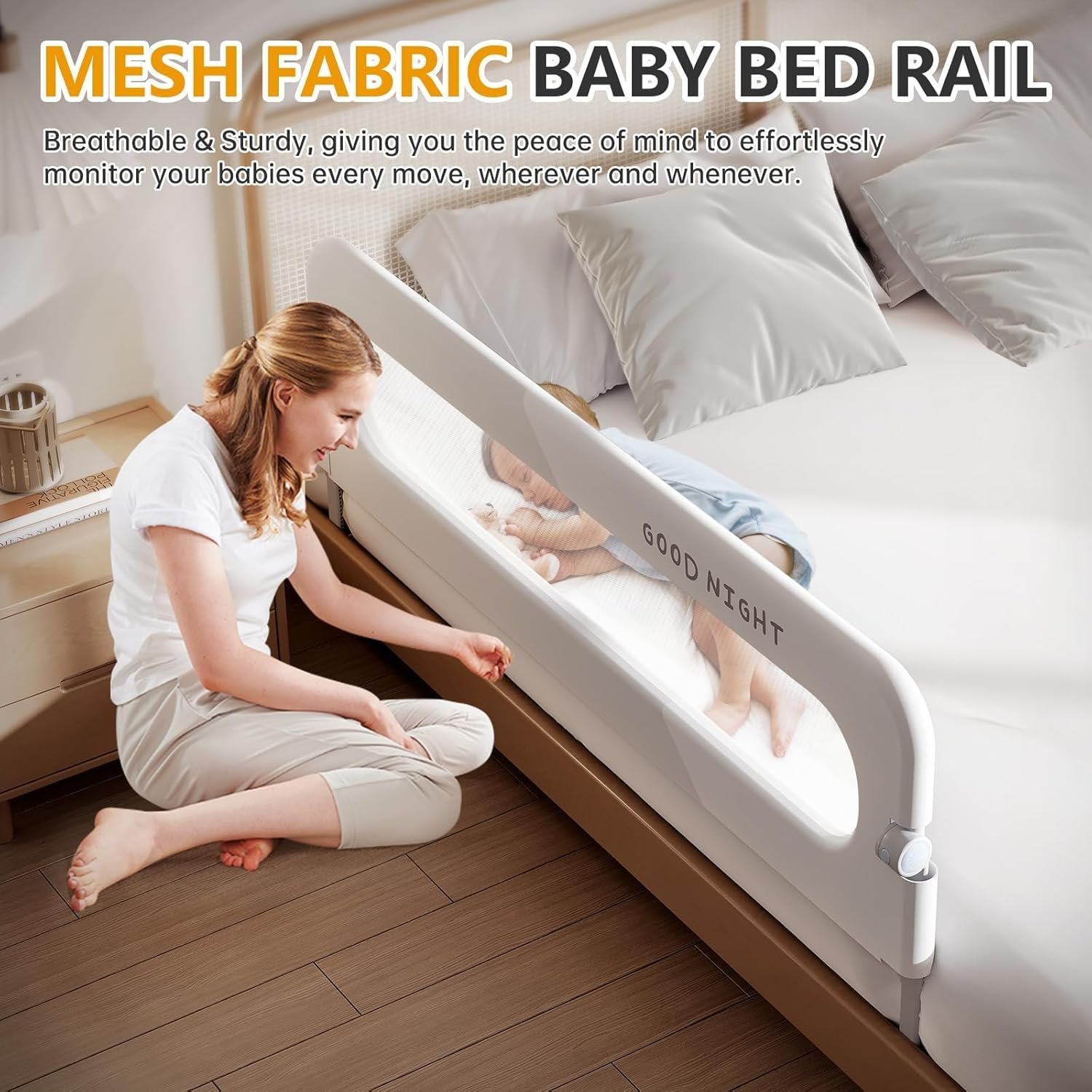 Baby Bed Rails Guard For Toddlers - Image 7