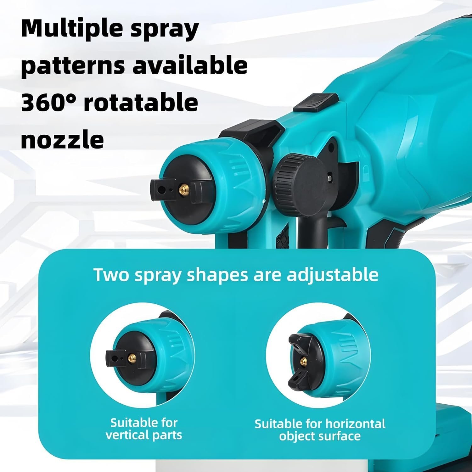 SEESII 800ML Electric Spray Gun 900W – Transform Your Painting Work with Ease and Speed! - Image 5