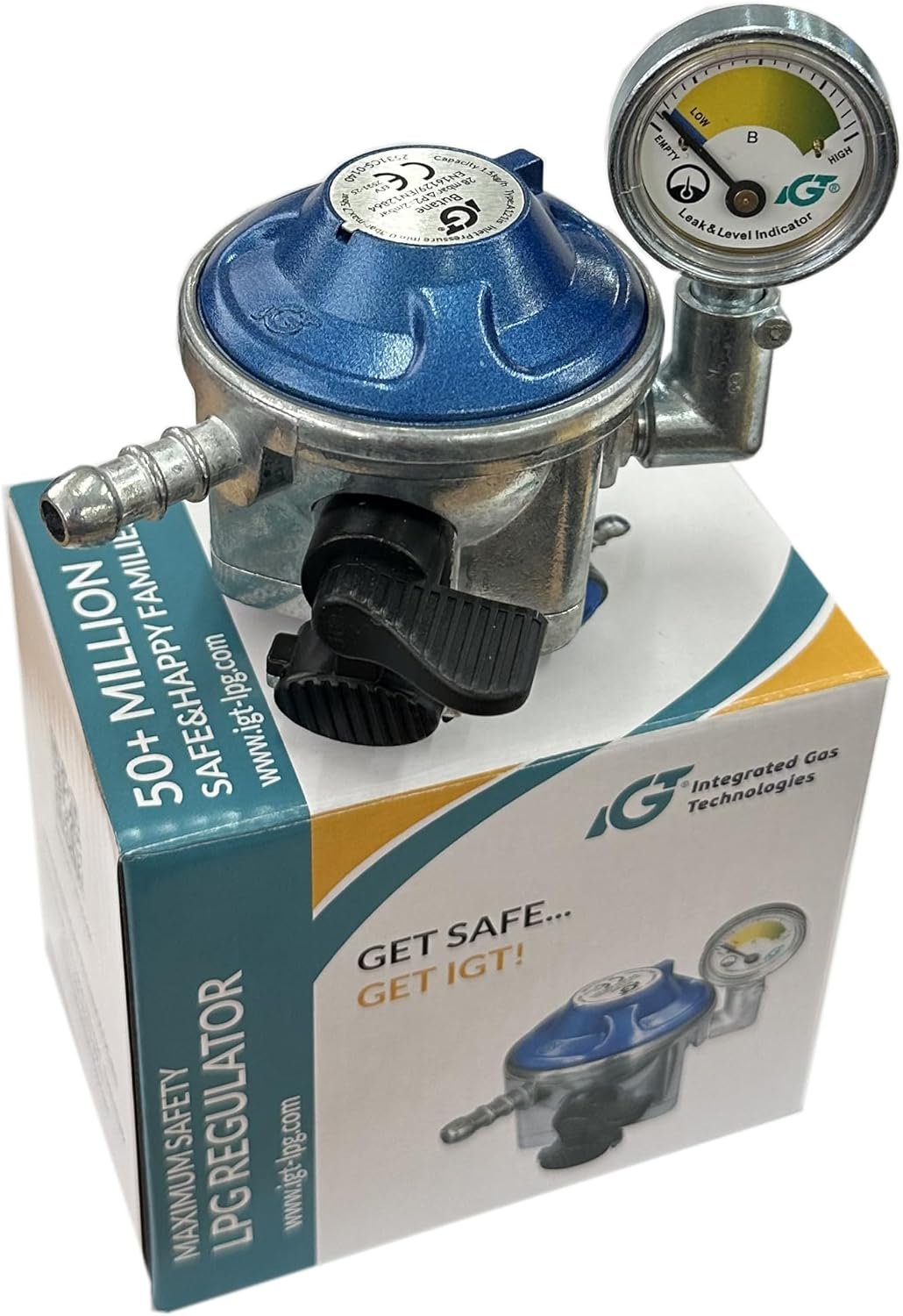 Butane Gas Regulator With Pressure Gauge - Image 2