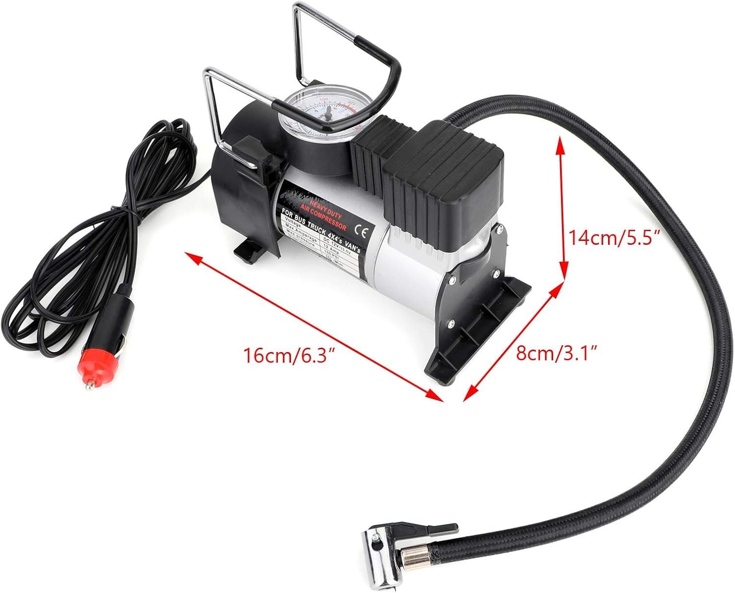 Heavy Duty Car Air Compressor 12V - Image 5