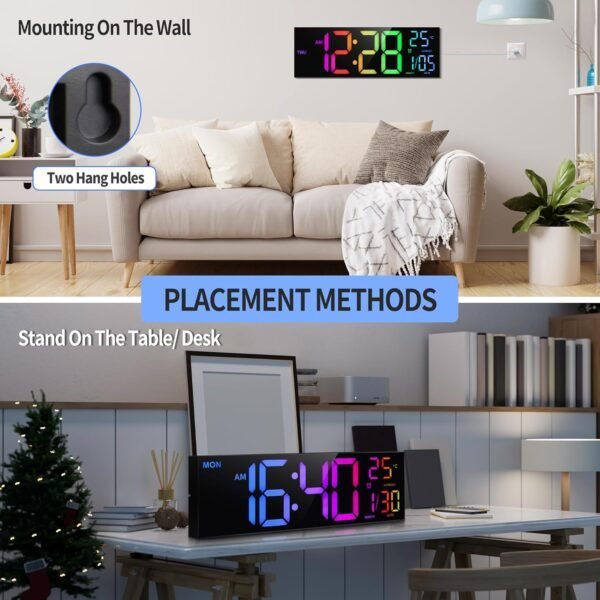 Colorful Digital Alarm Clock - Image 6