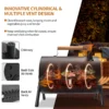 Portable Charcoal Grill | Double-Sided Outdoor Grill for Camping, Christmas, and Celebrations - Thumbnail Image 9