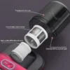 Wireless Mattress Vacuum Cleaner Cordless Handheld UV-C Bed Dust Remover Indepth Cleaning Sofa Specialist 12Kpa Powerful Suction - Thumbnail Image 8