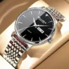 BELUSHI Men's Business Watch: Stainless Steel, Quartz, Waterproof, Perfect Gift - Thumbnail Image 6