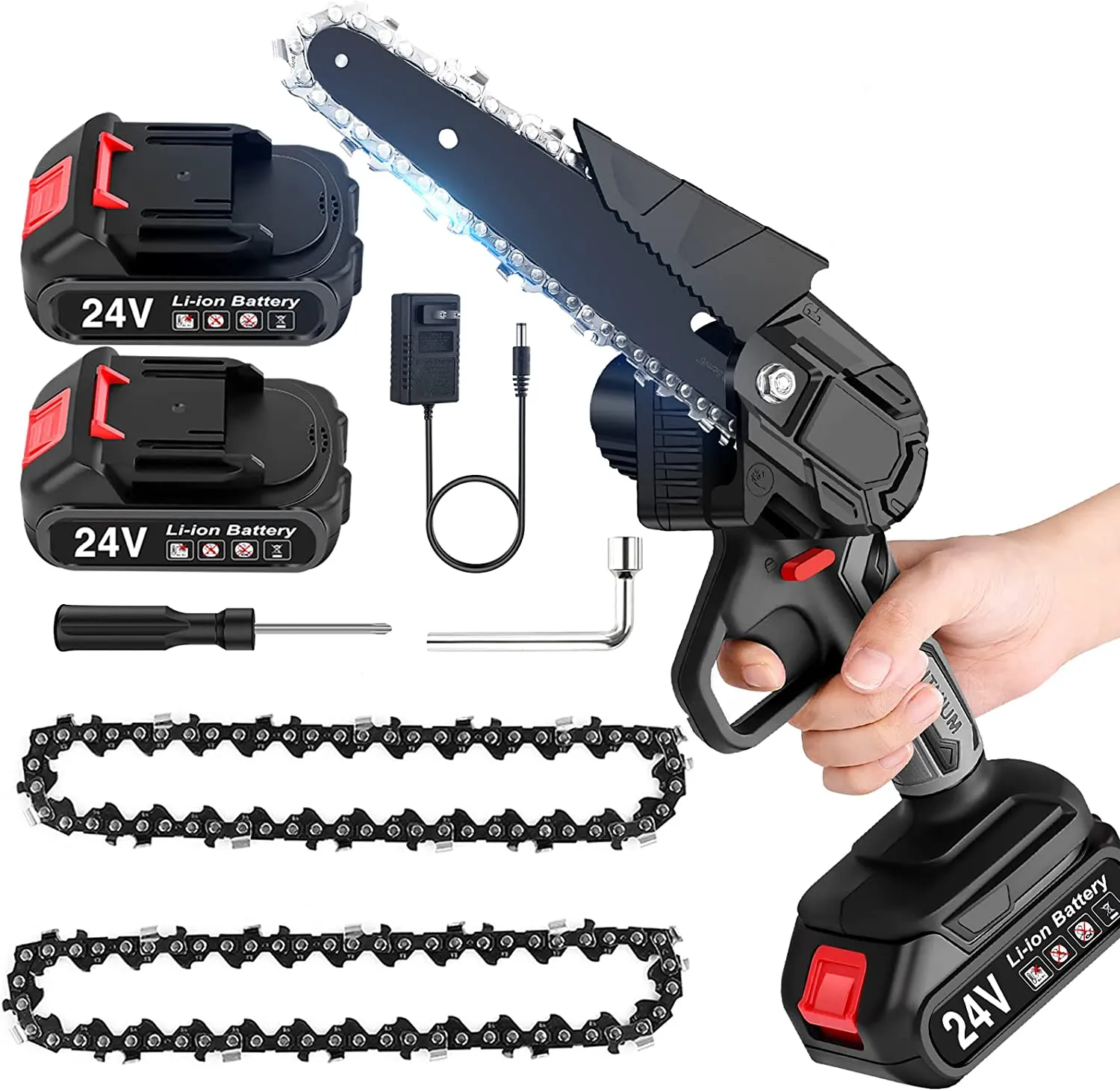 Cordless Electric Mini Pruning Chainsaw - Image 2