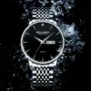 BELUSHI Men's Business Watch: Stainless Steel, Quartz, Waterproof, Perfect Gift - Thumbnail Image 1