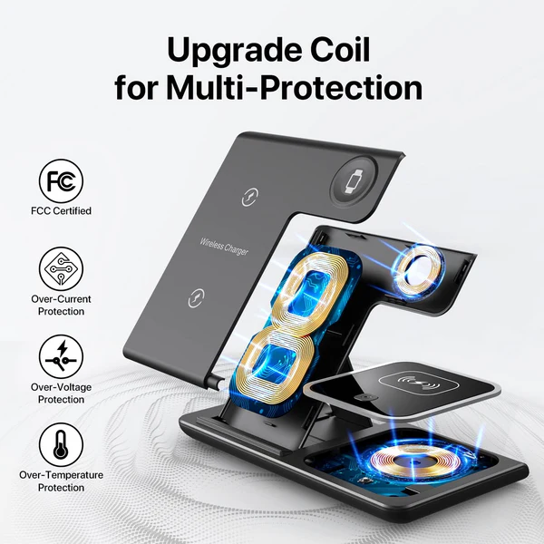 3-in-1 Wireless Charging Station - Image 3