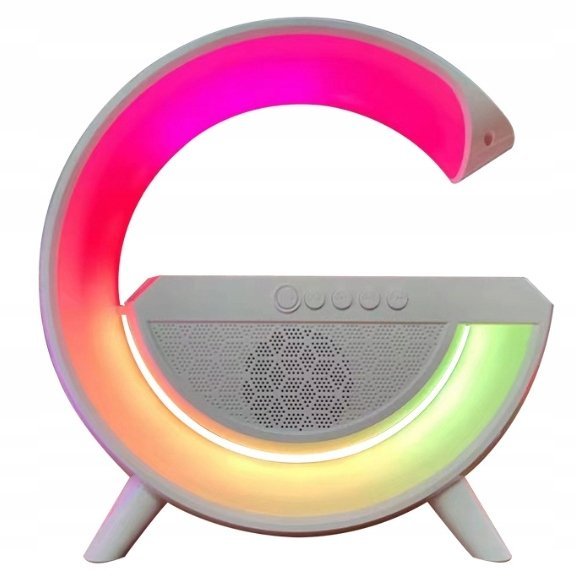 G Shaped Bluetooth Speaker with Wireless Charging - Image 5