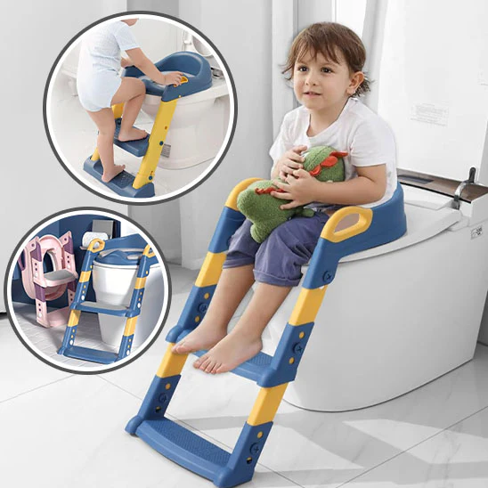 Foldable Toilet Step for Kids: Safe, Comfortable, and Easy Toilet Training - Image 1