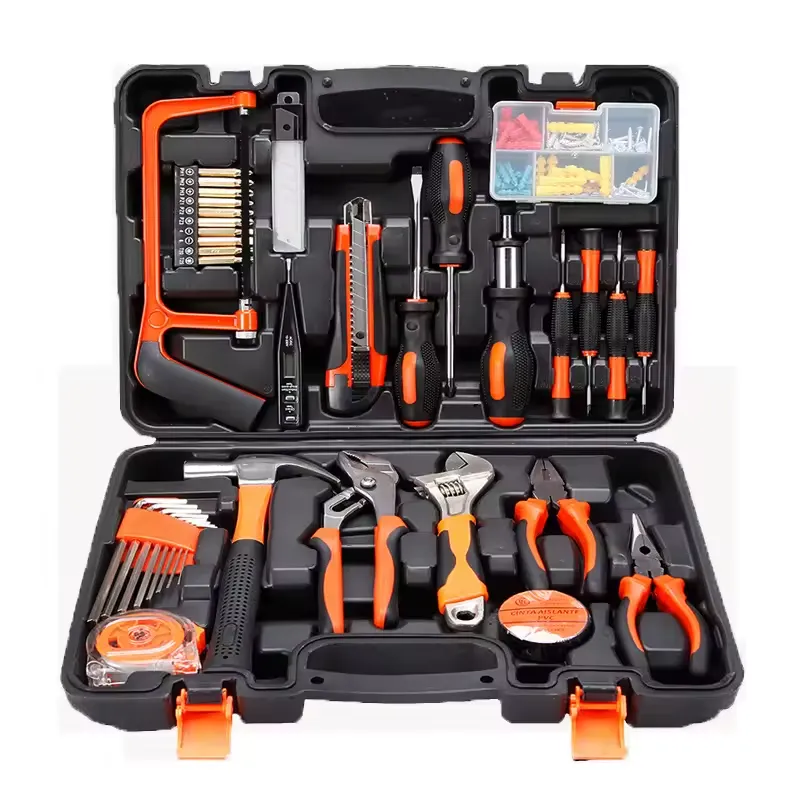 100pcs Socket Wrench Ratchet Hand Tool Repair Promotion Electricians Repair Tool Set Tool Box - Image 1