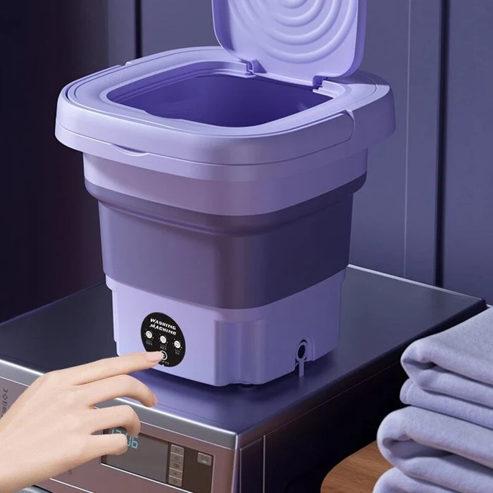 Small Portable Folding Washing Machine - Image 4
