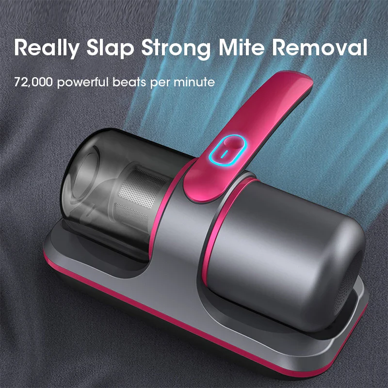 Wireless Mattress Vacuum Cleaner Cordless Handheld UV-C Bed Dust Remover Indepth Cleaning Sofa Specialist 12Kpa Powerful Suction - Image 2
