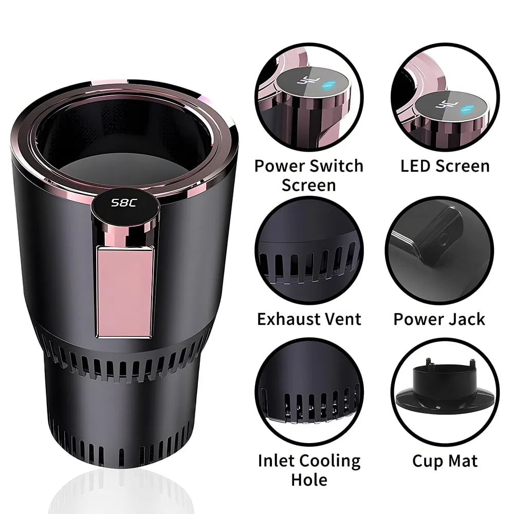 2-in-1 Smart Car Cup Warmer Cooler - Image 7