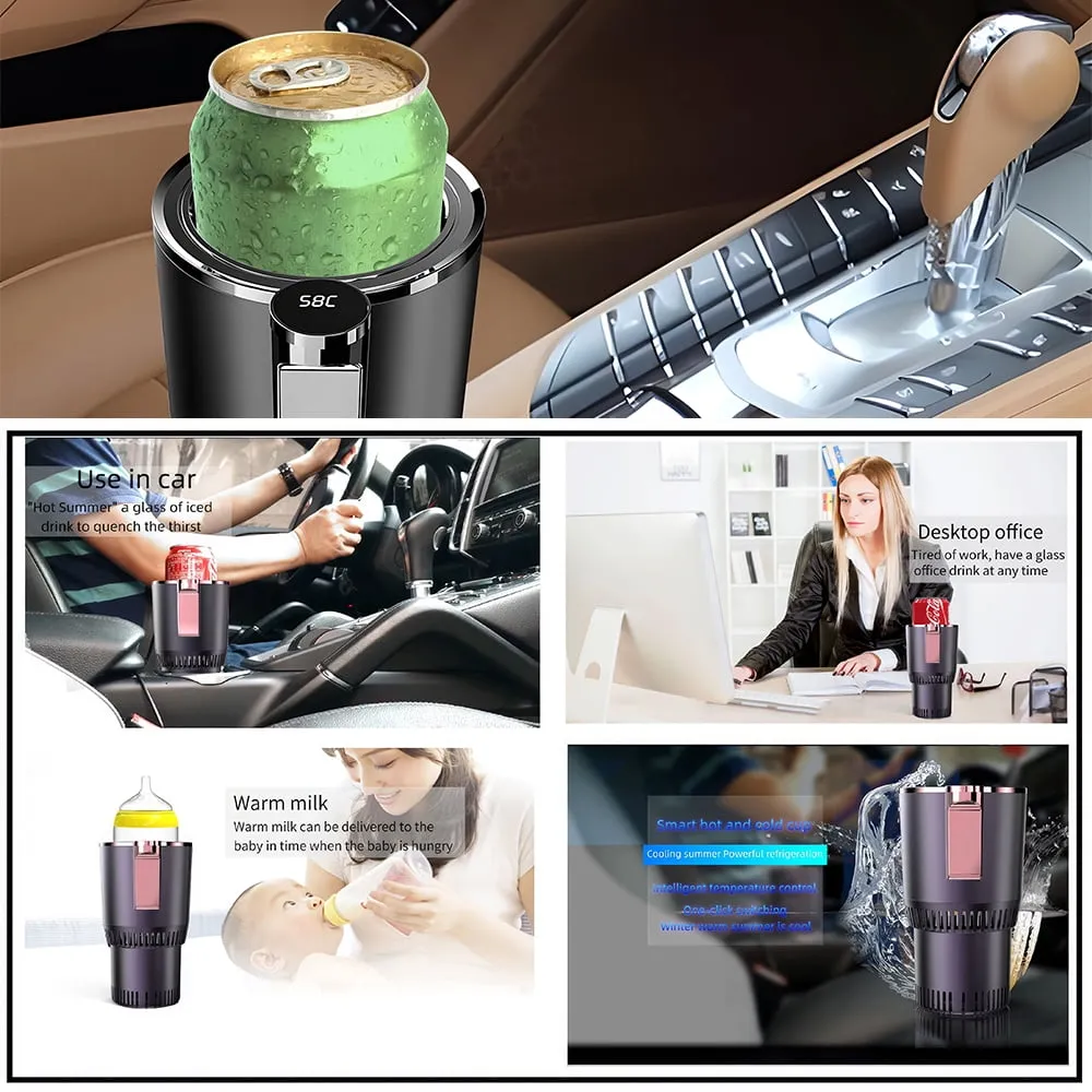 2-in-1 Smart Car Cup Warmer Cooler - Image 10