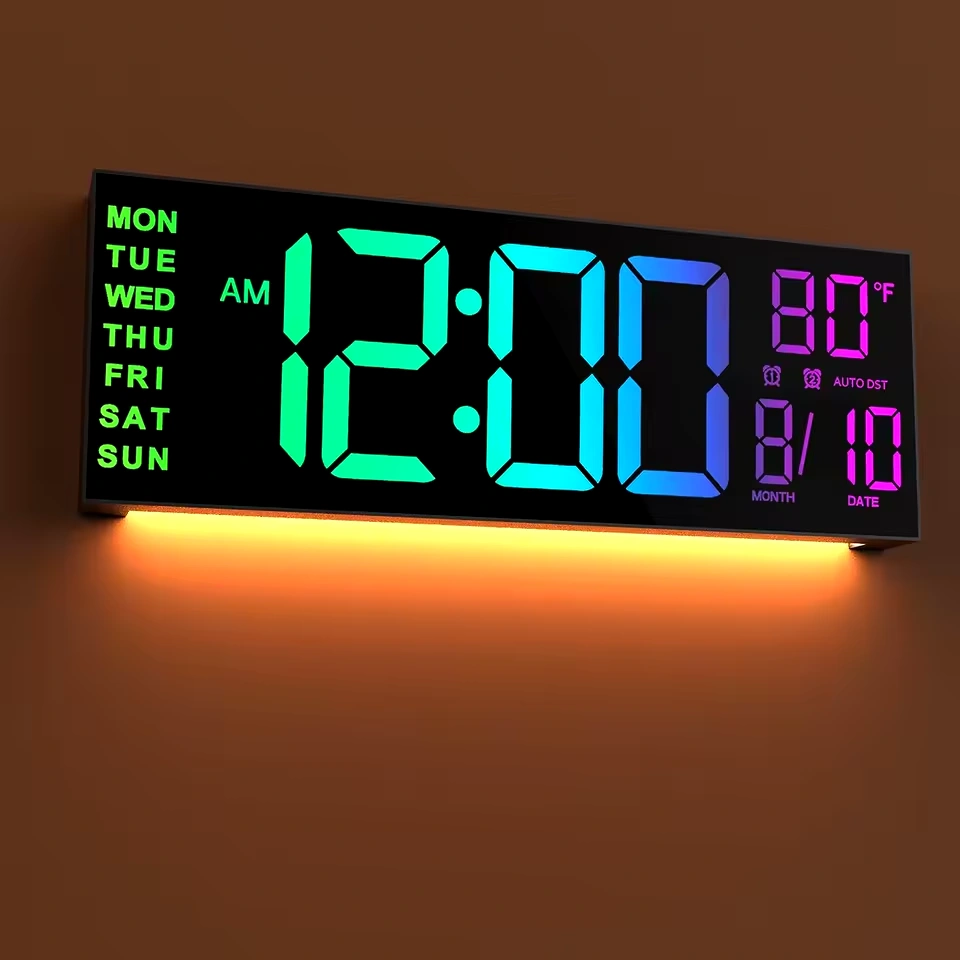 Colorful Digital Alarm Clock - Image 1