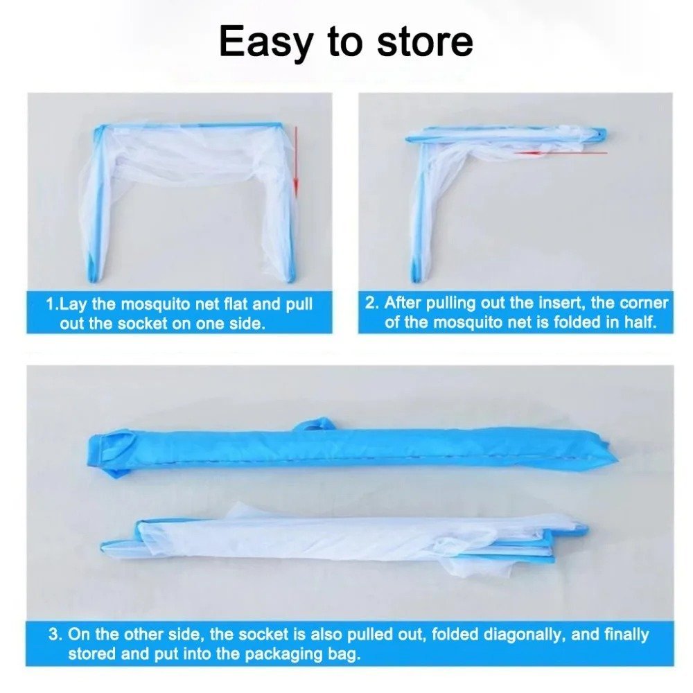 Foldable mosquito net - 360 degree rotation - Image 6