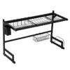 Metal Kitchen Over Sink Dish Drying Utensil Rack for Kitchen - Thumbnail Image 8